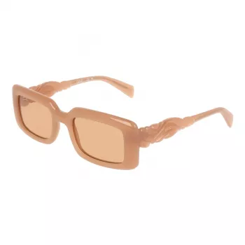 LIU JO dameszonnebril LJ806S5221216 - rechthoekig acetaat montuur met UV400-bescherming