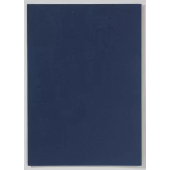 LMG Signaltechnologie UMBR300-DBL Achterkaften voor binding, A4, leernerf, donkerblauw, 300 g/m², 100 stuks