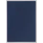 LMG Signaltechnologie UMBR300-DBL rugvellen voor de binding, A4, ledernerf, donkerblauw, 300 g/m², 100 stuks
