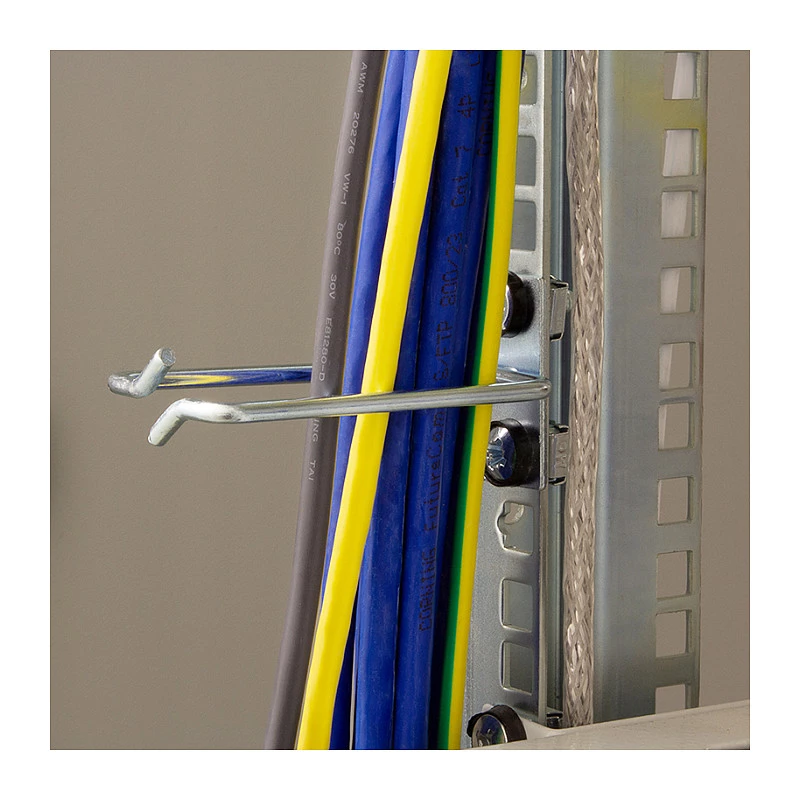 LogiLink 19 inch kabelmanagementbeugel 40 x 80 mm, staal, 2 stuks