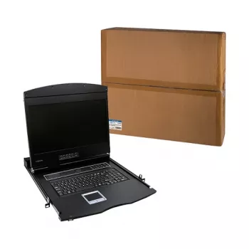 LOGILINK 19 inch LCD-KVM-console met VGA, US-toetsenbordindeling (LC902US)