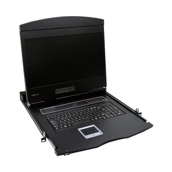 LOGILINK 19 inch LCD-KVM-console met VGA, US-toetsenbordindeling (LC902US)
