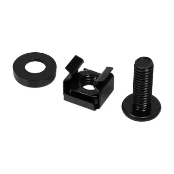 LogiLink 19 inch rackmontageset M6 x 16 mm, 20 sets, zwart