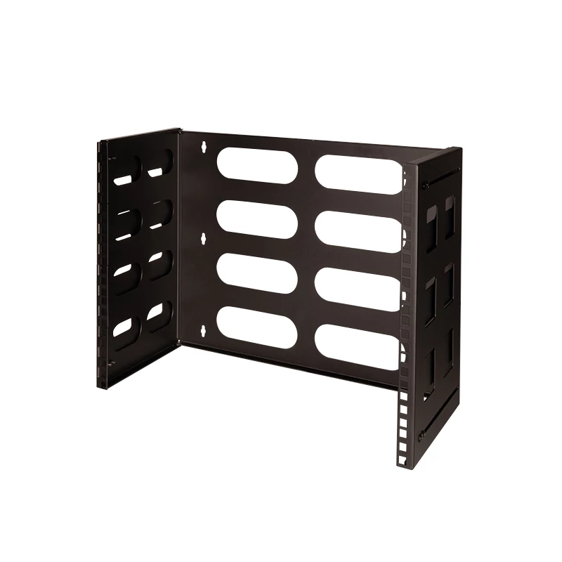 Logilink 19-inch wandbehuizing, 8U, zwart, open frame