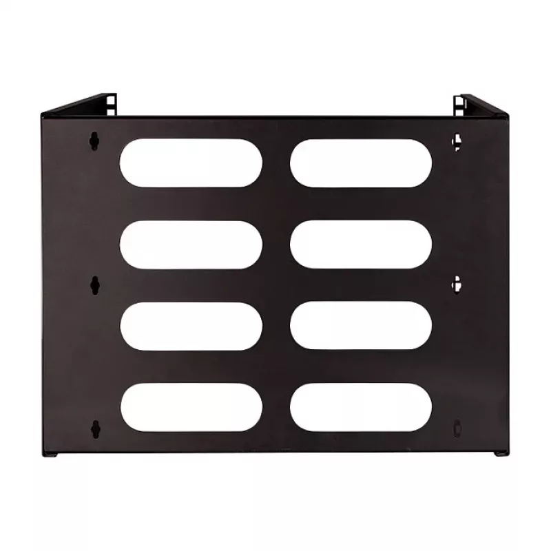 Logilink 19-inch wandbehuizing, 8U, zwart, open frame