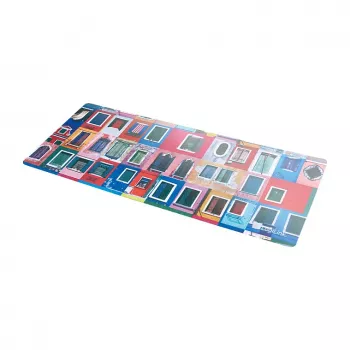 LogiLink 3-in-1 notebook-muismat met reinigingsdoekje, schermbescherming, microvezel, antislip, grijs, 350 x 220 mm, 2 mm