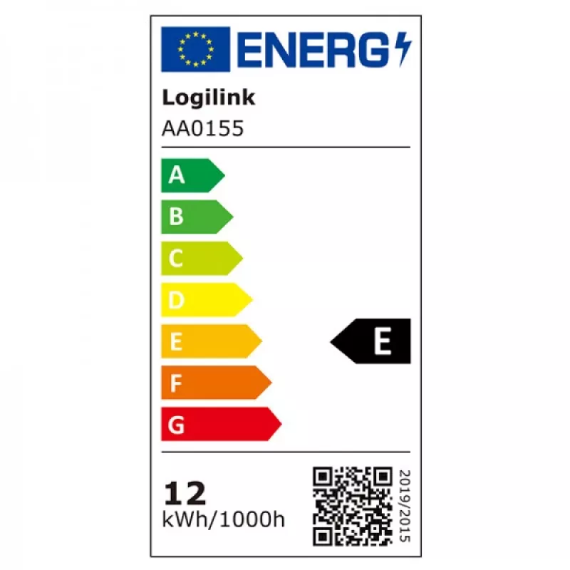 LOGILINK AA0155 LED ring fill light met hartvorm en statief, 20,5 cm, 10 helderheidsstanden, 3000K-6000K, USB-A