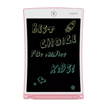 LogiLink LCD-schrijftablet 8,5 inch meerkleurig roze AA0180