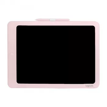 LogiLink AA0182 LCD-schrijftablet, 14 inch, roze, meerkleurig herbruikbaar krabbelbord