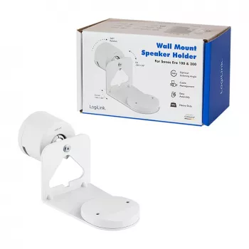 LogiLink BP0207W luidsprekerwandsteun voor Sonos Era 100 & Era 300, wit, max. 5 kg