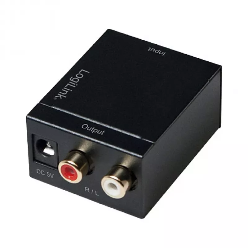LogiLink CA0100 digitaal-analoog audioconverter (SPDIF/coax naar RCA stereo)