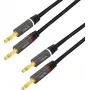 LogiLink CA1210 audiokabel 3 m banaan 2 x banaan zwart