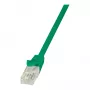 LogiLink Cat.5e U/UTP patchkabel, 10 m, groen, RJ45, Gigabit Ethernet
