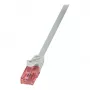 LogiLink Cat.6 U/UTP patchkabel, 0,25 m, grijs, PrimeLine