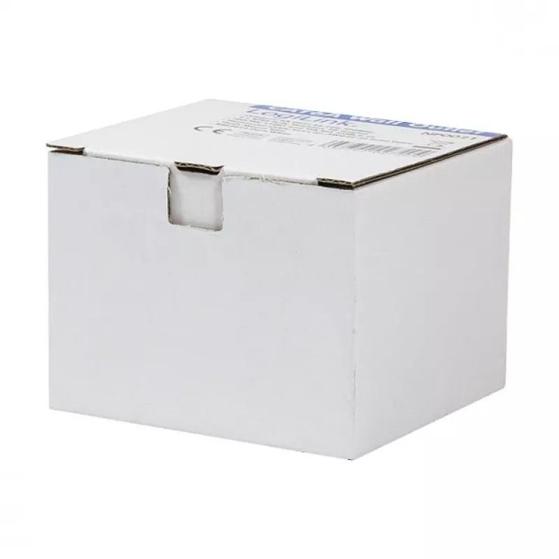 LOGILINK Cat.6 wandcontactdoos 2xRJ45 STP horizontaal, zuiver wit