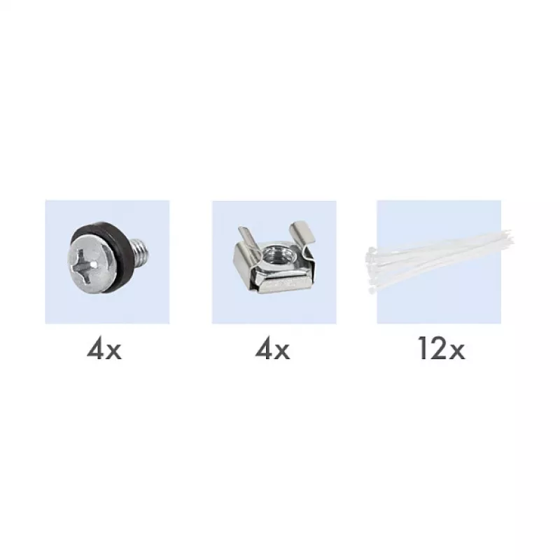 LogiLink Cat.6A patchpaneel 24-poorts UTP, 1U, 90° IDC