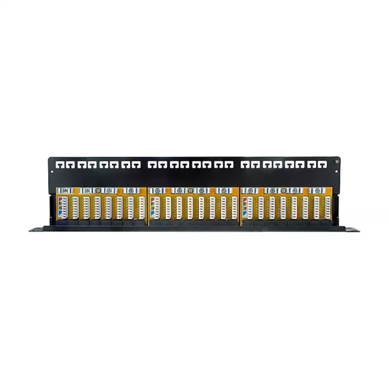 LogiLink Cat.6A patchpaneel 24-poorts UTP, 1U, 90° IDC