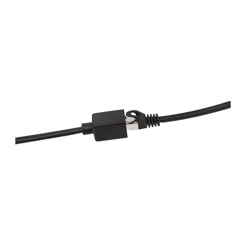 LogiLink Cat.6A Premium patchkabel-verlenging, S/FTP, zwart, 3 m