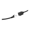 LogiLink Cat.6A Premium patchkabel-verlenging, S/FTP, zwart, 3 m