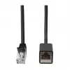 LogiLink Cat.6A Premium patchkabel-verlenging, S/FTP, zwart, 3 m