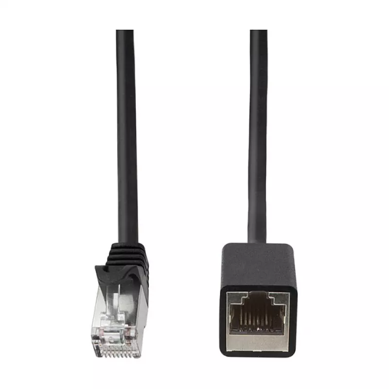 LogiLink Cat.6A Premium patchkabel-verlenging, S/FTP, zwart, 3 m