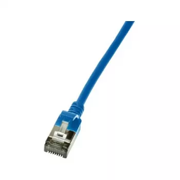 LogiLink CQ9076S Cat.6A U/FTP SlimLine-patchkabel, TPE, blauw, 5 m