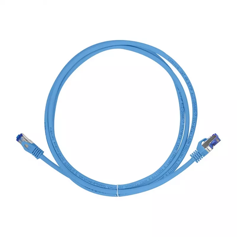 LogiLink Cat.6A S/FTP Ultraflex GHMT Certified patchkabel, 1.0m, blauw