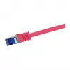 LogiLink Cat.6A S/FTP Ultraflex patchkabel, GHMT-gecertificeerd, rood, 0,25 m