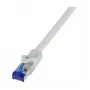 LogiLink Cat.6A S/FTP Ultraflex patchkabel, grijs, 1,0 m, GHMT-gecertificeerd