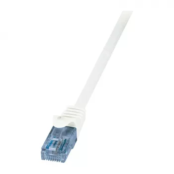 LogiLink Cat.6A U/UTP ethernet-patchkabel, RJ45, 0,25 m, wit