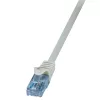 LogiLink Cat.6A U/UTP RJ45 patchkabel, 0,25 m, grijs, EconLine