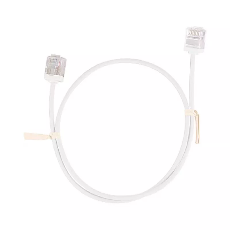 LogiLink Cat.6A U/UTP slim high-flex patchkabel, wit, 3 m