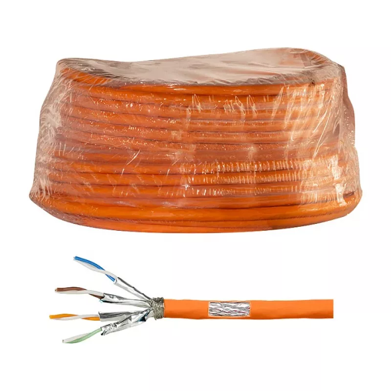 LogiLink Cat.7 1000 MHz installatiekabel 23 AWG S/FTP 50m, oranje