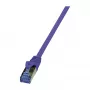 LogiLink Cat6a patchkabel 1,5 m PrimeLine S/FTP PiMF LSZH violet