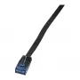 LOGILINK CP0137B platte Cat.5e U/UTP-patchkabel, RJ45, zwart, 5,0 m