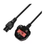 Logilink CP120 stroomkabel, BS 1363 (UK) naar IEC C5, zwart, 1,8 m