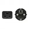 Logilink CP151 netkabel, CEE 7/7 naar IEC C19, zwart, 1 m