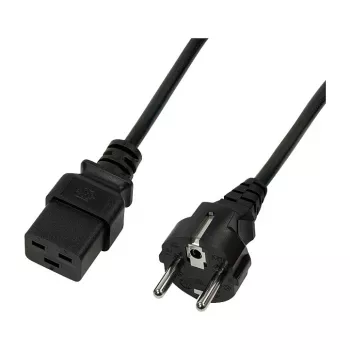 Logilink CP151 netkabel, CEE 7/7 naar IEC C19, zwart, 1 m