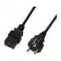 Logilink CP151 netkabel, CEE 7/7 naar IEC C19, zwart, 1 m
