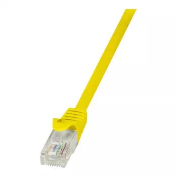 LogiLink CP2017U Cat.6 U/UTP patchkabel, 0,25 m, geel, snagless RJ45