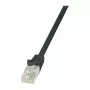 LogiLink CP2053U Cat 6 U/UTP RJ45 patchkabel, 2m, zwart, snagless