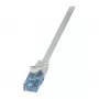 LogiLink CP3022U EconLine Cat.6A U/UTP patchkabel, RJ45, 0,5 m, grijs