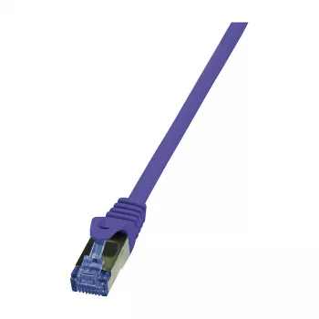 LogiLink CQ302VS Cat.6a S/FTP patchkabel, 0,5 m, paars, LSZH, snagless