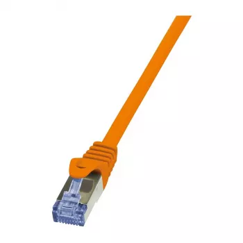 LogiLink CQ3068S Cat.6a S/FTP RJ45 patchkabel, 3m, oranje, snagless (LSZH)