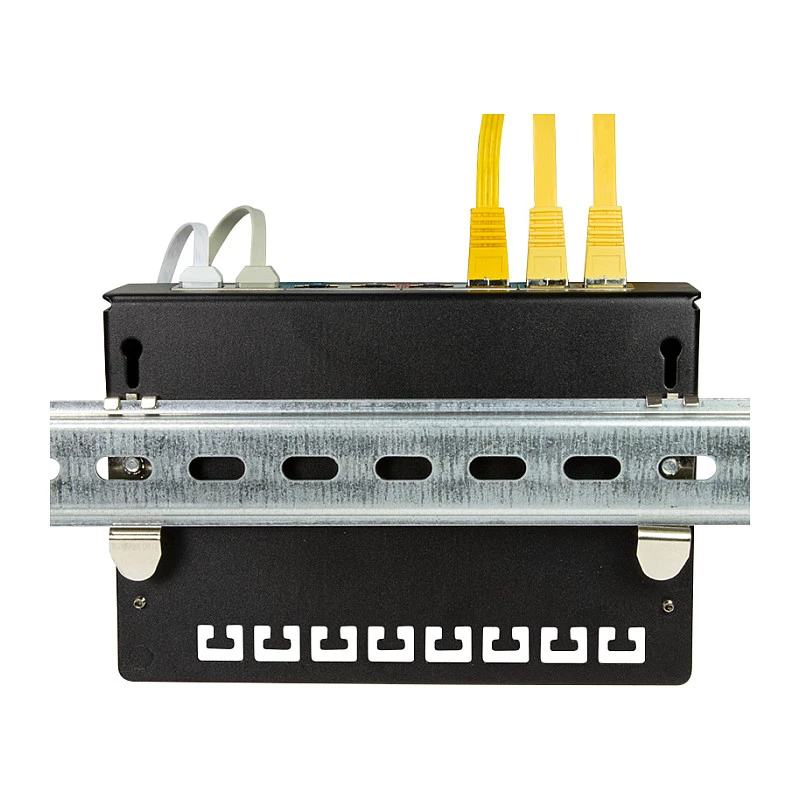 LogiLink DIN-rail montagebeugels, roestvrij staal, 2 stuks