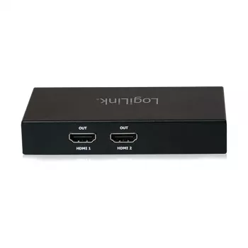 LogiLink DisplayPort splitter 1x2 mini DP naar 2x HDMI 4K 30Hz HDCP