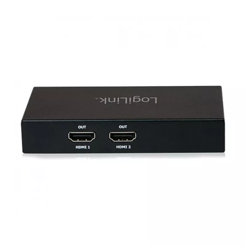 LogiLink DisplayPort splitter 1x2 mini DP naar 2x HDMI 4K 30Hz HDCP
