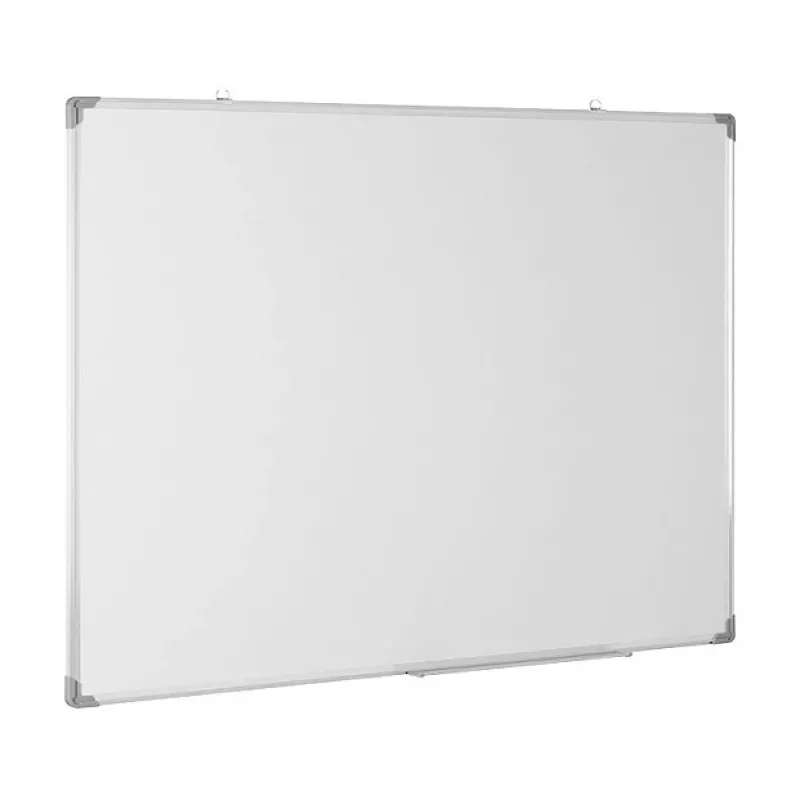 LOGILINK Dry Erase Whiteboard wandmontage 120x90 cm magnetisch stalen bord met aluminium frame