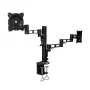 LOGILINK dual-monitorbeugel 13-26 inch, aluminium, zwart