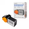 LogiLink Energiekostenmeter voor buiten, LCD-scherm, zwart/oranje